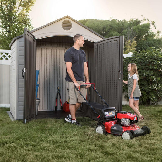 Lifetime 8 Ft. X 5 Ft. Outdoor Storage Shed - 6418 - Backyard Provider