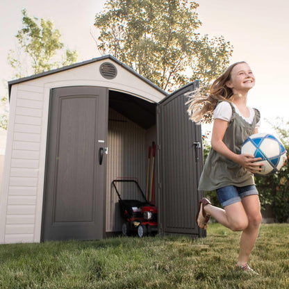 Lifetime 8 Ft. X 5 Ft. Outdoor Storage Shed - 6418 - Backyard Provider