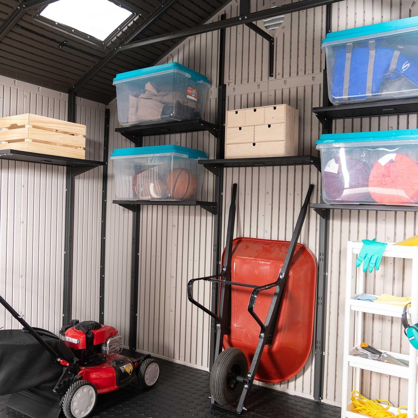 Lifetime 11 Ft. X 11 Ft. Outdoor Storage Shed - 6433 - Backyard Provider