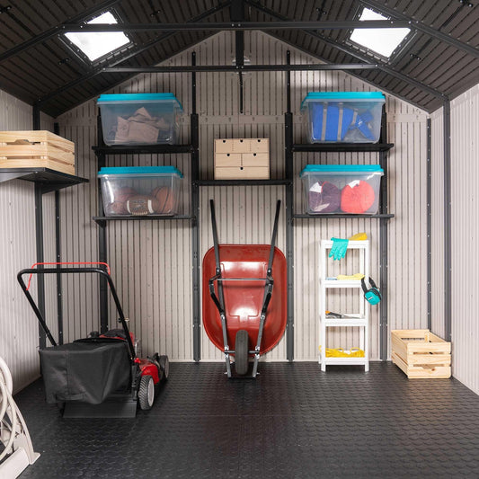 Lifetime 11 Ft. X 11 Ft. Outdoor Storage Shed - 6433 - Backyard Provider