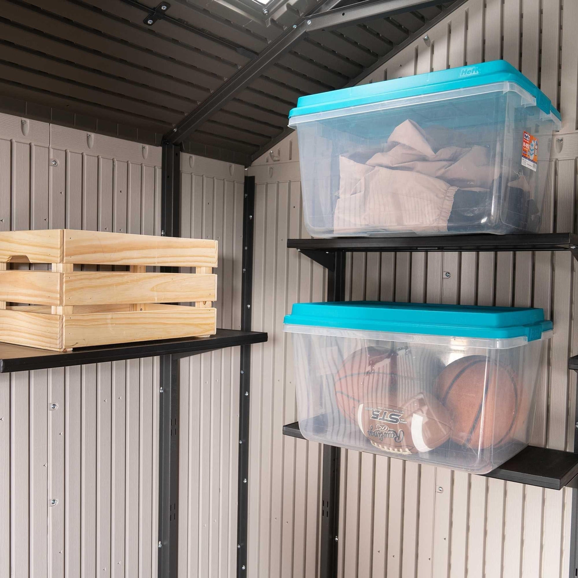 Lifetime 11 Ft. X 11 Ft. Outdoor Storage Shed - 6433 - Backyard Provider