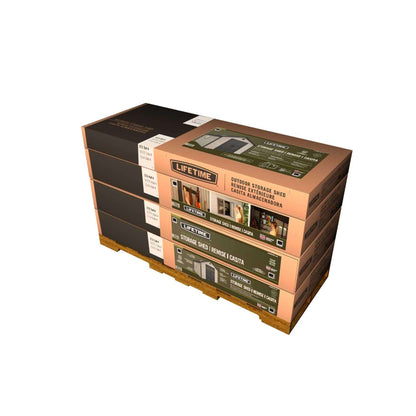 Lifetime 11 Ft. X 11 Ft. Outdoor Storage Shed - 6433 - Backyard Provider
