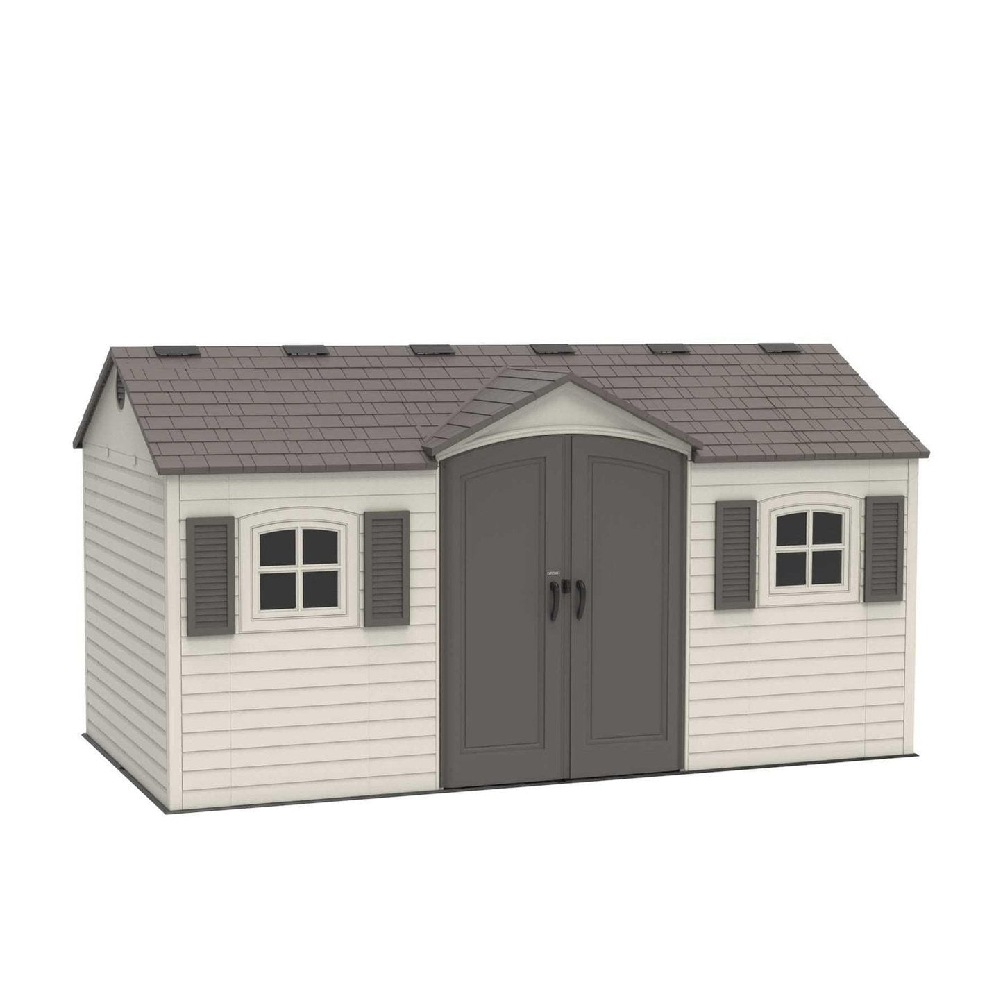 Lifetime 15 Ft. X 8 Ft. Outdoor Storage Shed - 6446 - Backyard Provider