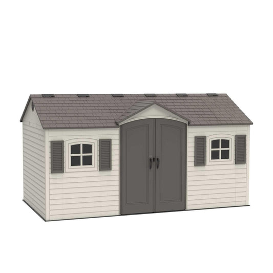 Lifetime 15 Ft. X 8 Ft. Outdoor Storage Shed - 6446 - Backyard Provider