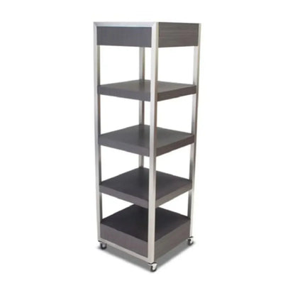 Forbes Industries 6513 24" Foss Series Rolling Display (Executive) - Stainless Steel Frames - 6513
