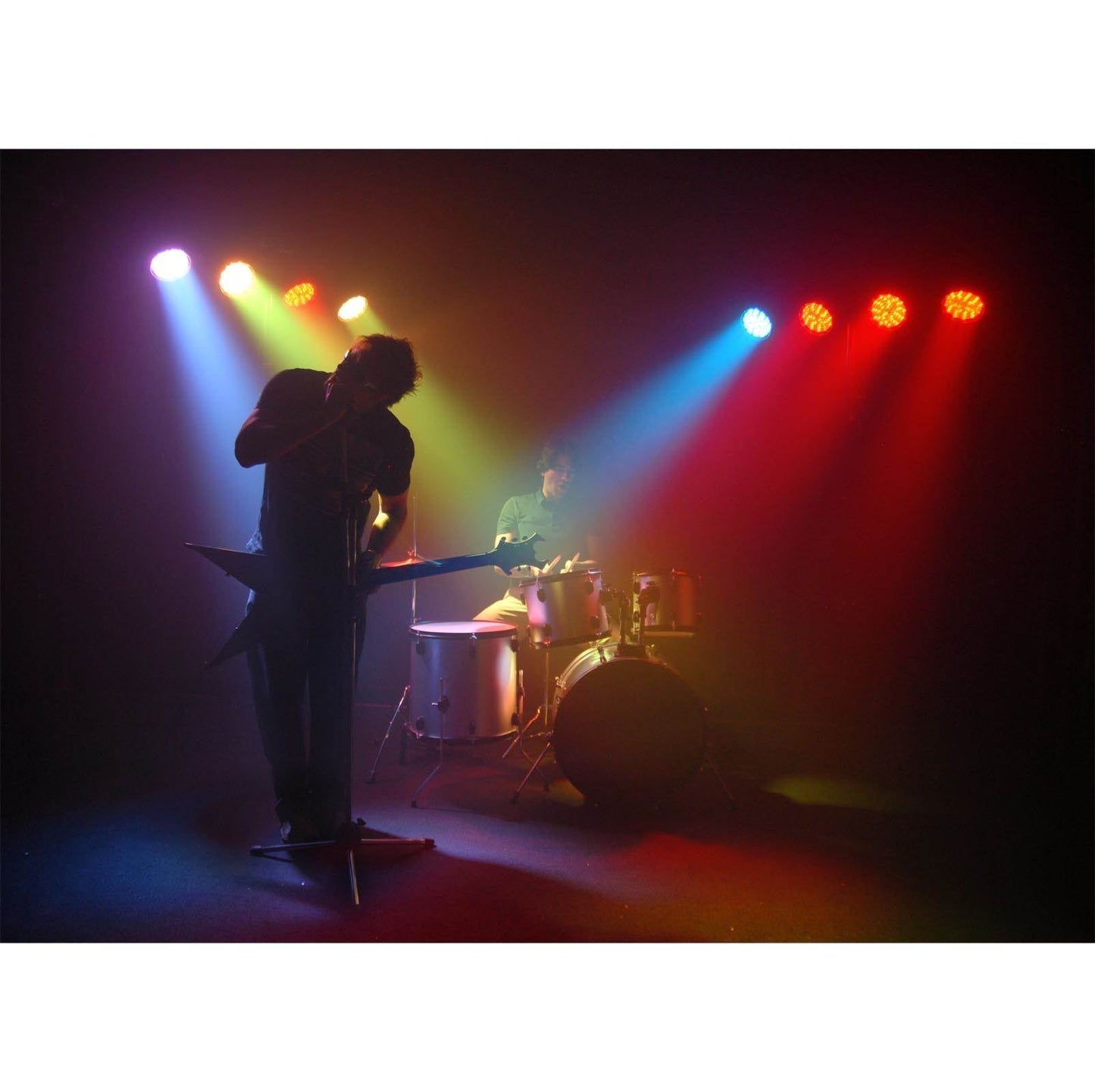 CHAUVET DJ 4BAR USB DMX LED Wash Light System w/Tripod, Travel Bags & Footswitch -66598