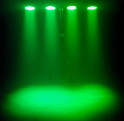 CHAUVET DJ 4BAR USB DMX LED Wash Light System w/Tripod, Travel Bags & Footswitch - 66598