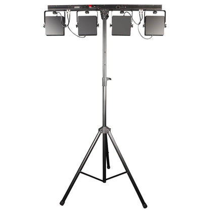 CHAUVET DJ 4BAR USB DMX LED Wash Light System w/Tripod, Travel Bags & Footswitch -66598