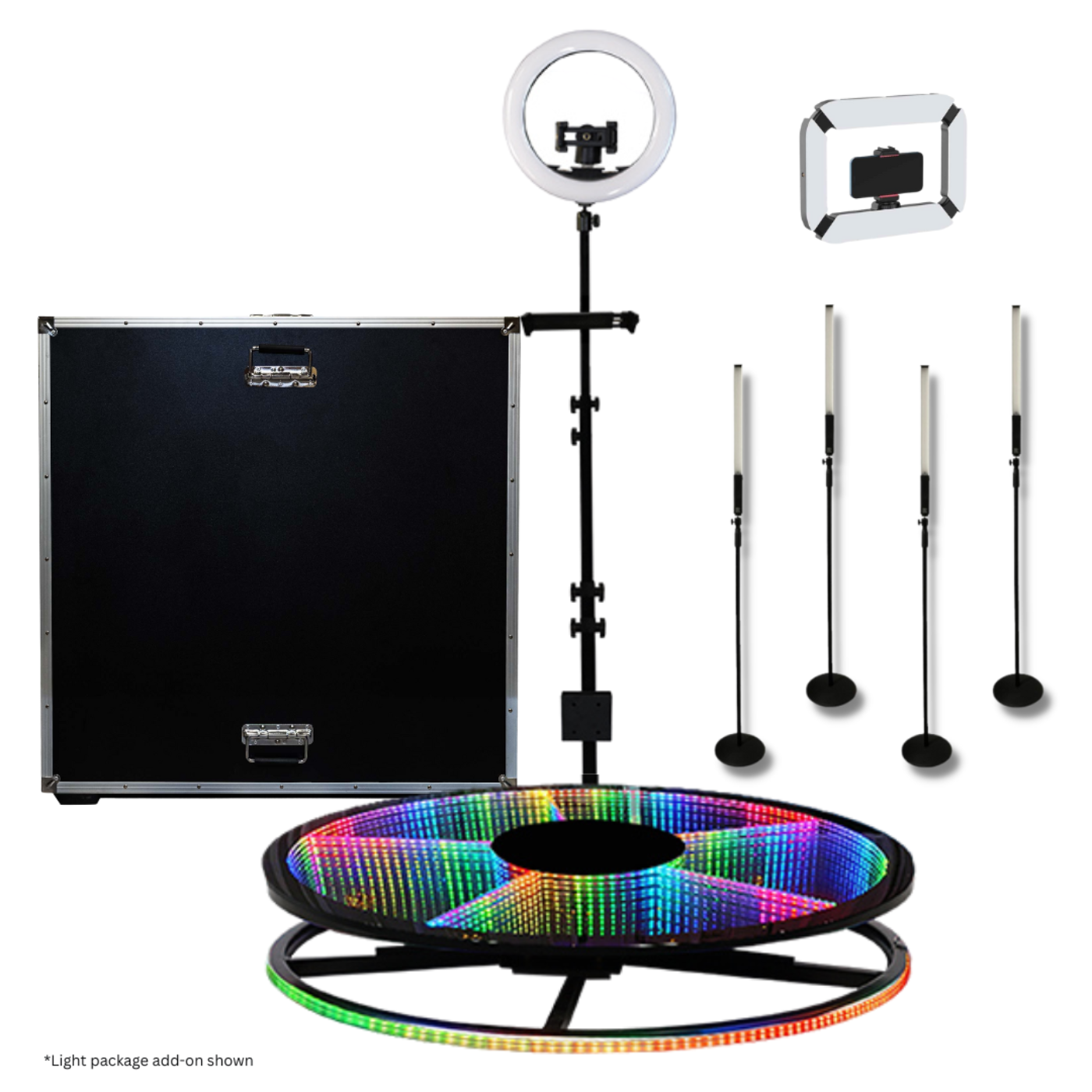 SpinPix360 RAL-7 39" Automatic 360 Photo Booth with 3 Year Warranty Coverage