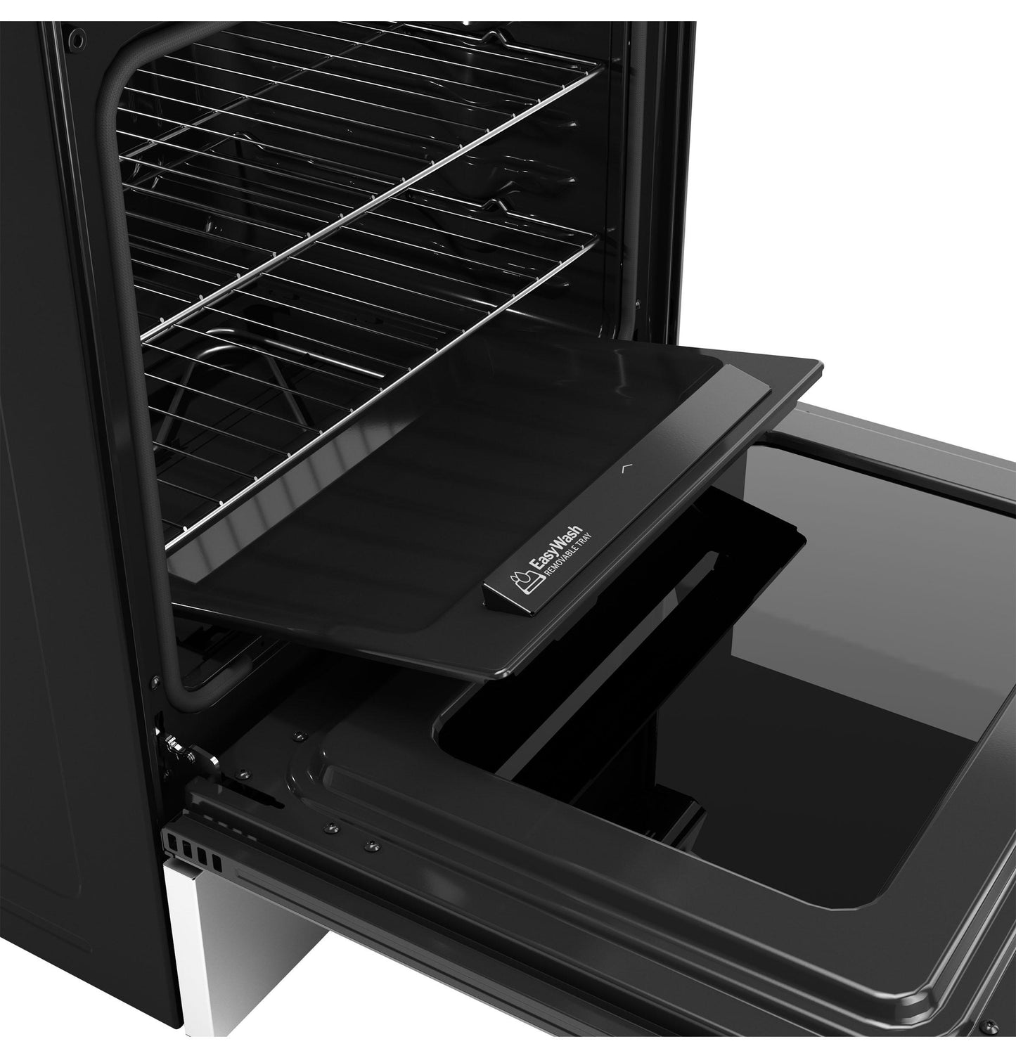 GE APPLIANCES GRS600AVFS GE(R) 30" Slide-In Electric Convection Range with No Preheat Air Fry and EasyWash(TM) Oven Tray - GRS600AVFS-KT