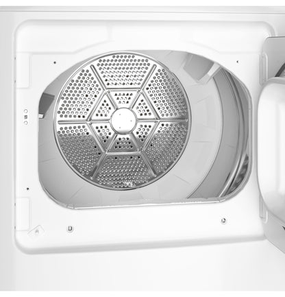 GE APPLIANCES GTX38GASWWS GE(R) 6.2 cu. ft. Capacity Gas&#x00A0;Dryer with Up To 120 ft. Venting and Shallow Depth&#x200B; - GTX38GASWWS-KT