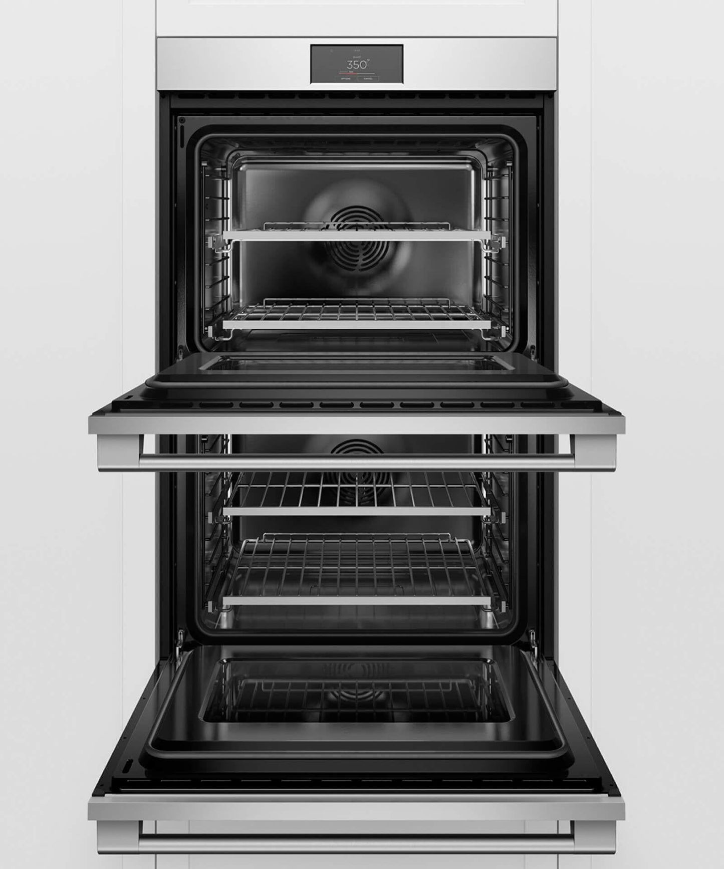 FISHER & PAYKEL OB30DPPTX1 Double Oven, 30", 8.2 cu ft, 17 Function, Self-cleaning - OB30DPPTX1-KT