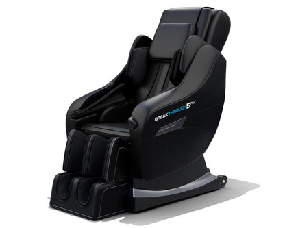 Medical Breakthrough 5 Version 3.0 True 4D Deep Tissue Massage System™ The Medical Breakthrough 5 is engineered to help fix your posture, reduce pain throughout your entire body, and help you fall asleep. Medical Breakthrough has always strived to bring massage chairs and medical science together, and this chair is no exception.  The chair features Medical Breakthrough's Zero Gravity Sleep System™, which will assist you in finding the optimal position for your maximum comfort.