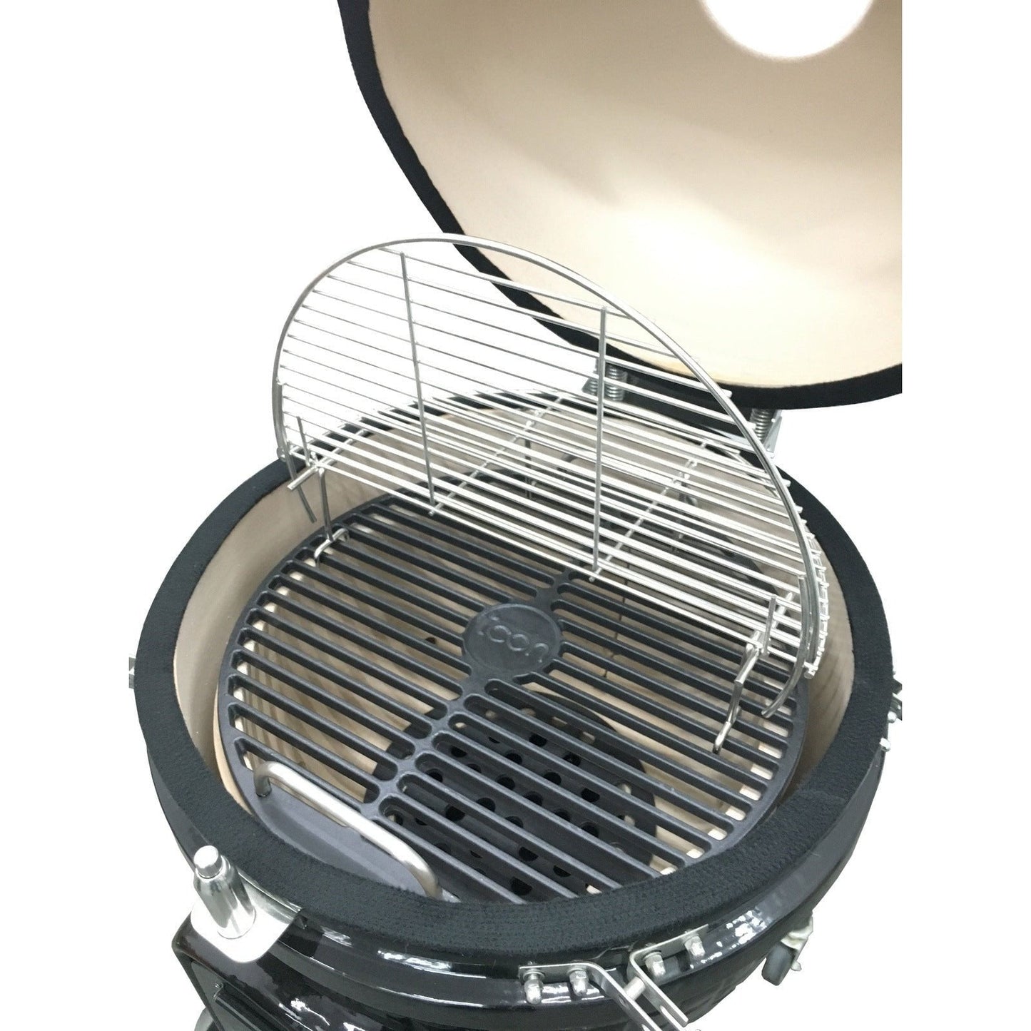 Vision Grills Elite | Icon 600 Series Grill | Charcoal Gas Compatible - ICON - CG-600 - Black