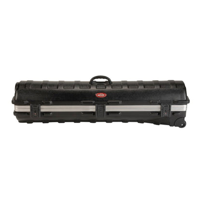 SKB Cases ATA Standard Hard Plastic Wheeled Golf Bag Travel Case, Black (2 Pack) - 112999