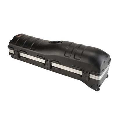 SKB Cases Deluxe ATA Hard Plastic Storage Wheeled Cart Golf Bag Travel Case - 93193