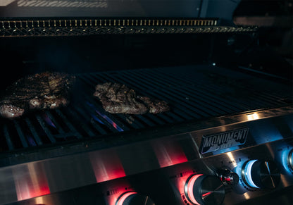 Monument Grills 6-Burner Convertible Natural Gas Smart bbq Grill Stainless Steel Denali 605 with BBQ Cover - B0C9PXR93L