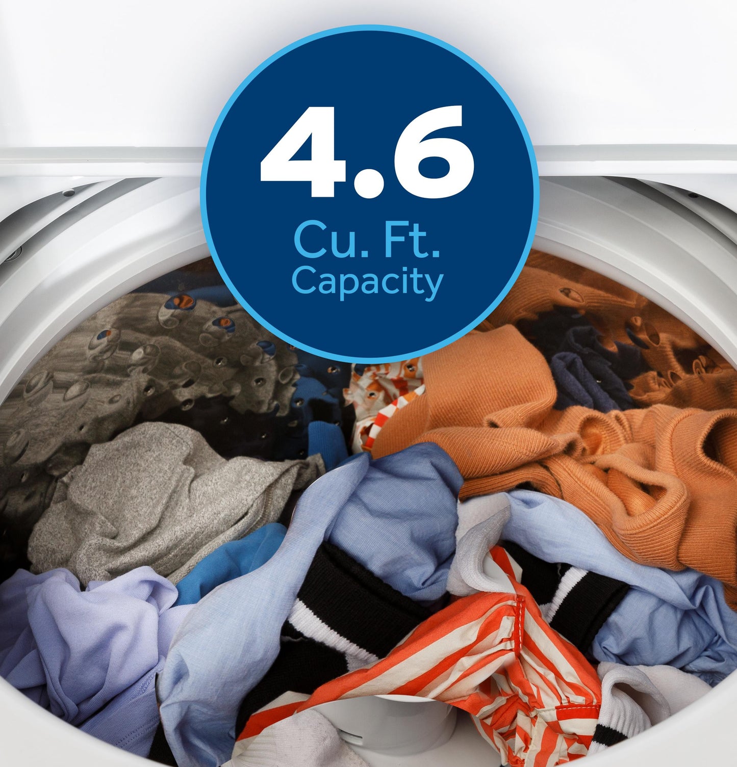 GE APPLIANCES GTW480ASWWB GE(R) 4.6 cu. ft. Capacity Washer with Stainless Steel&#x00A0;Basket,Cold&#x00A0;Plus and Wash Boost&#x200B; - GTW480ASWWB-KT
