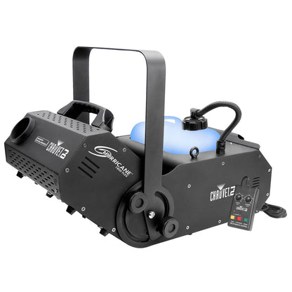 Chauvet H1800FLEX Hurricane Fog/Smoke Pro Machine + Fog Juice Fluid (1 Gallon) - 76447