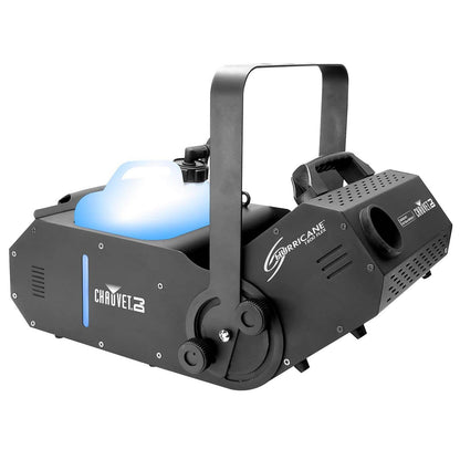 Chauvet H1800FLEX Hurricane Fog/Smoke Pro Machine + Fog Juice Fluid (1 Gallon) - 76447