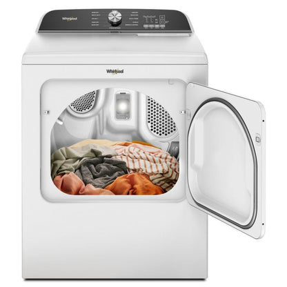 WHIRLPOOL WGD6150PW 7.0 Cu. Ft. Whirlpool® Top Load Gas Dryer with Moisture Sensor - WGD6150PW-KT