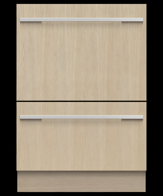 FISHER & PAYKEL DD24DHTI9N Integrated Double DishDrawer™ Dishwasher, Tall, Sanitize = DD24DHTI9N