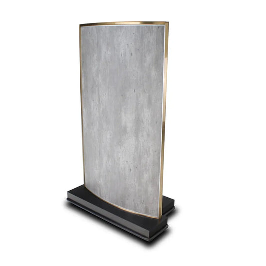 Forbes Industries 7860 26-3/4" Cove Series Mobile Partition Curved Double-Sided High-Pressure Laminate Panels - 7860