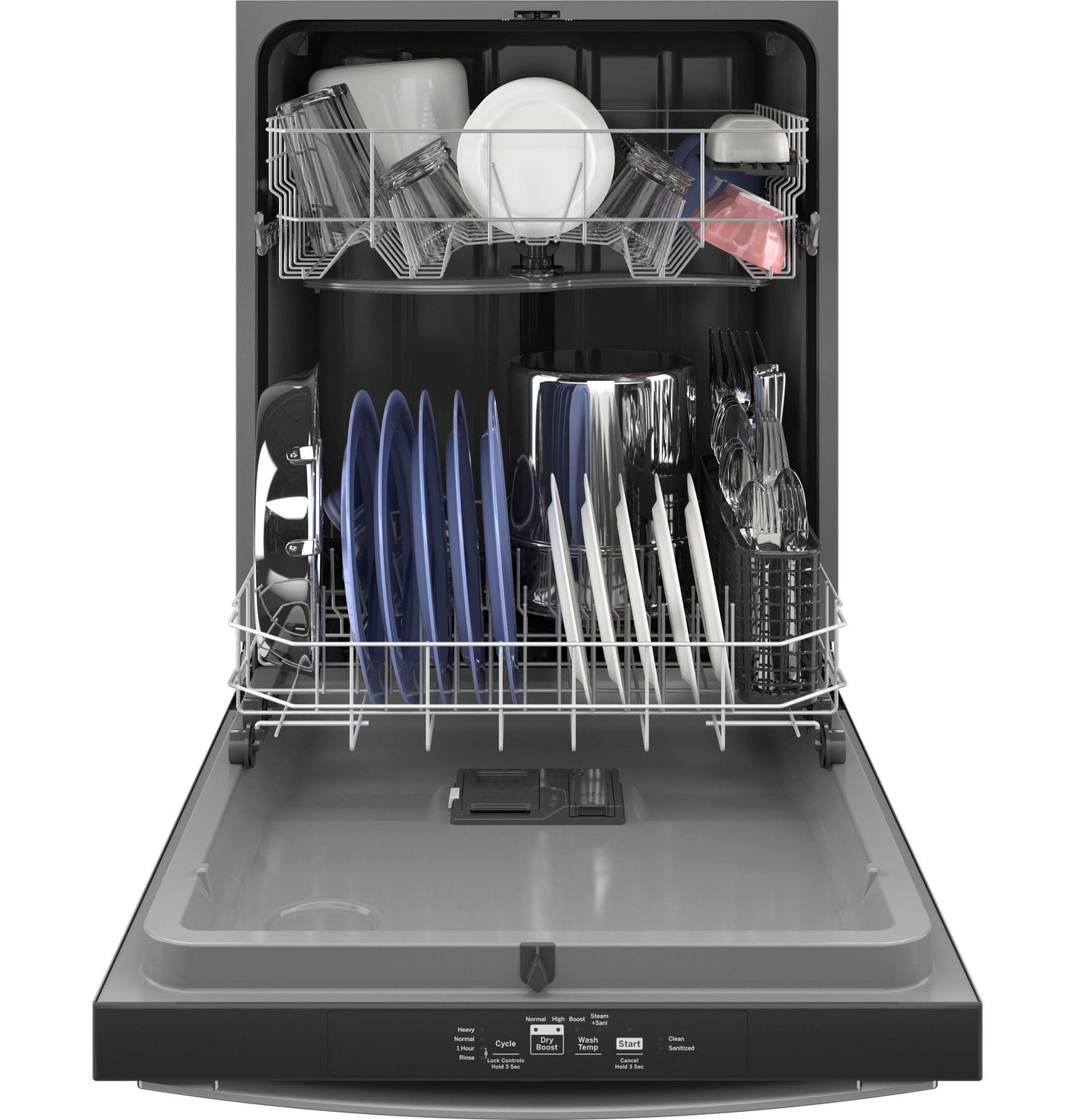 GE APPLIANCES GDT535PYVFS GE(R) Top Control with Plastic Interior Dishwasher with Sanitize Cycle & Dry Boost - GDT535PYVFS-KT