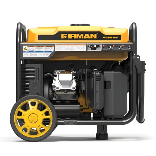 Firman W03663OF Generator 3650W/4200W 50 Amp Electric Start With CO Alert New W03663OF
