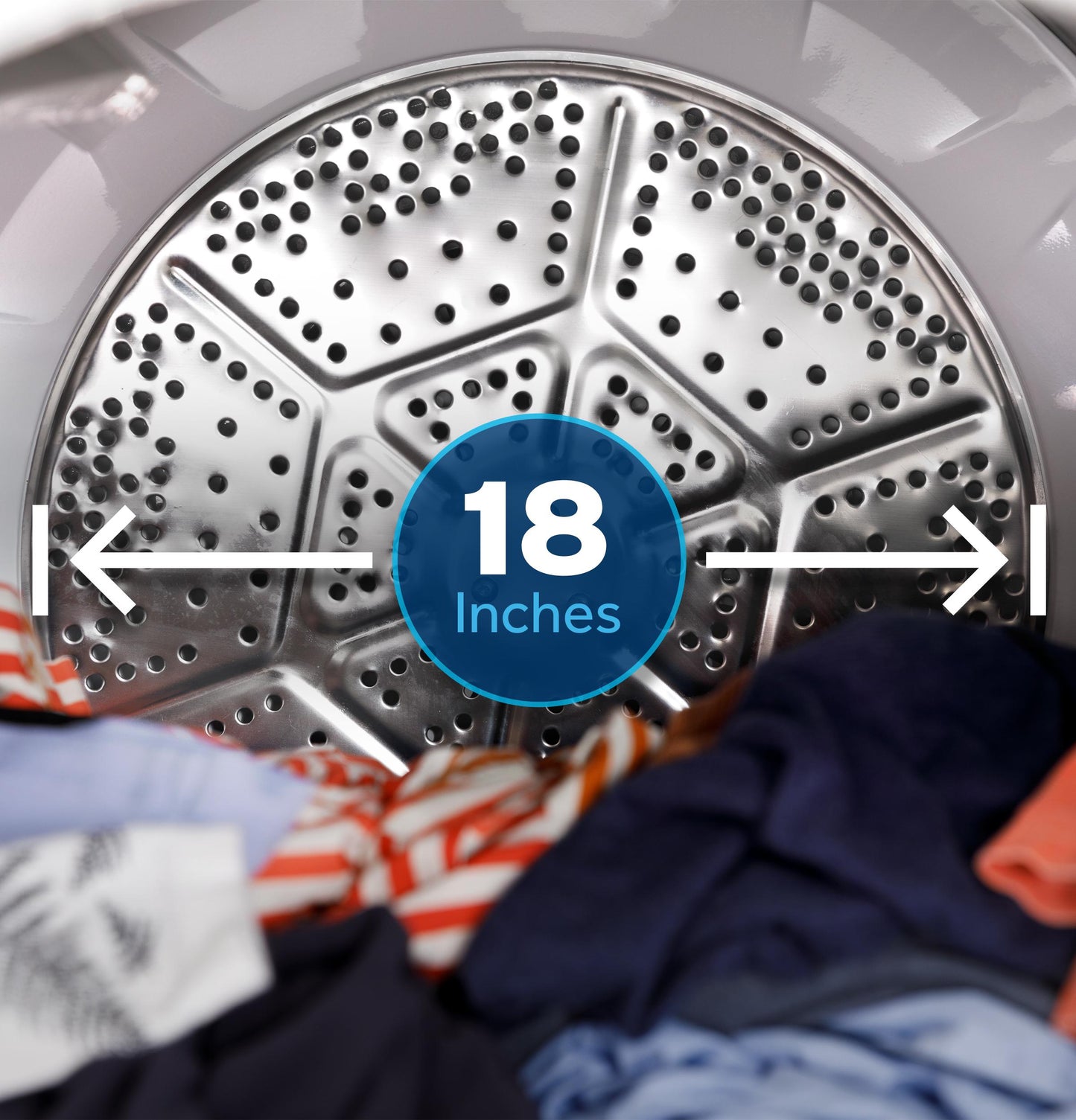 GE APPLIANCES GTD48EASWWB GE(R) 7.2 cu. ft. Capacity Electric&#x00A0;Dryer with Up To 120 ft. Venting&#x00A0;and&#x00A0;Extended Tumble - GTD48EASWWB-KT
