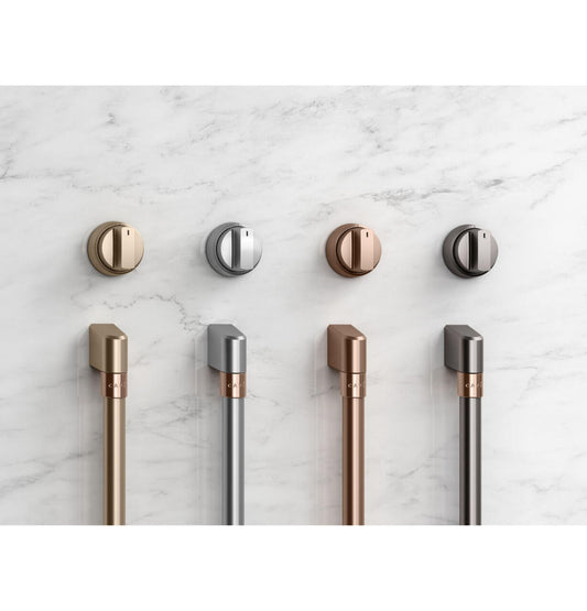 CAFE Café 48" Brushed Bronze Handle & Knob Set for Pro Range and Rangetop - CXPR8HKPTBZ-KT