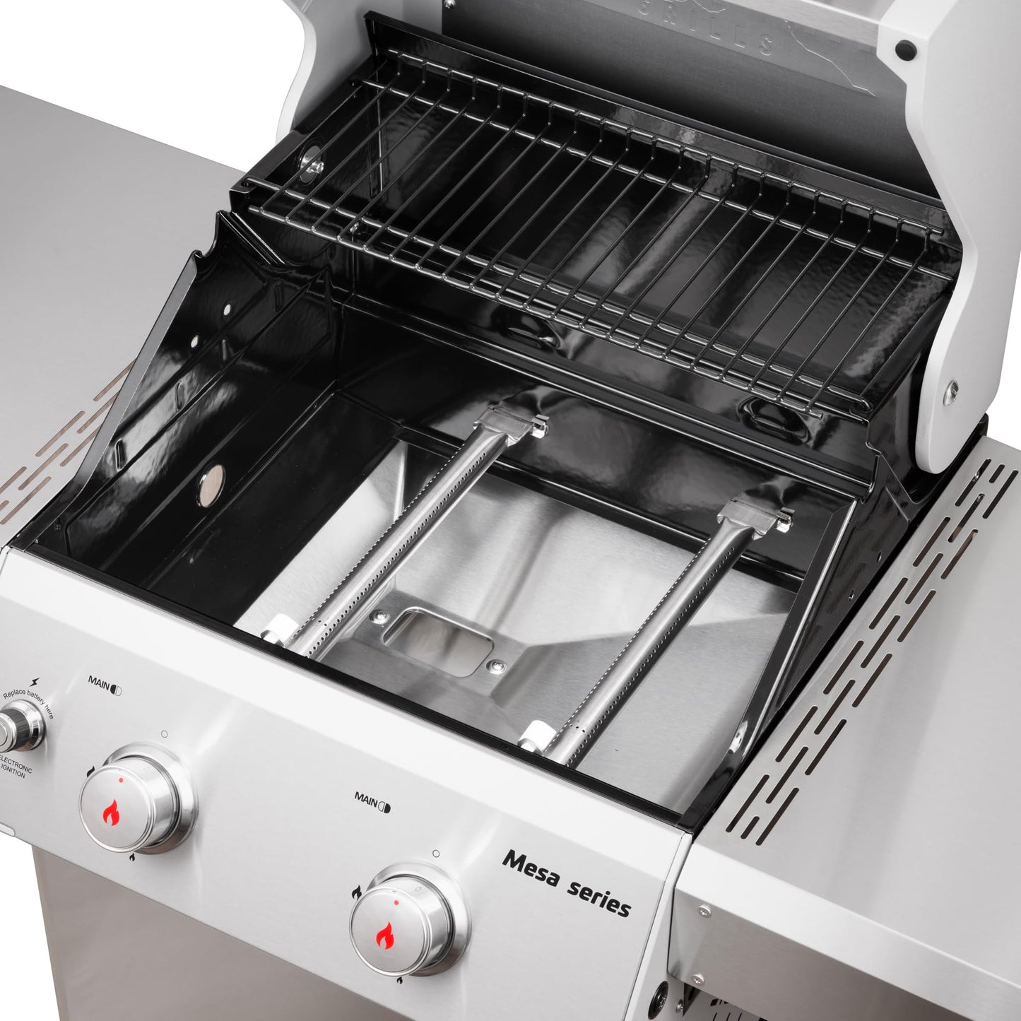 Monument Grills 2-Burner Gas Grill, Stainless Steel - B0CWNT3DLY