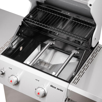 Monument Grills 2-Burner Gas Grill, Stainless Steel - B0CWNT3DLY