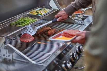 Monument Grills 6-Burner Stainless Steel Propane Gas Grill with Side Burner & Rotisserie - B07CKL654H