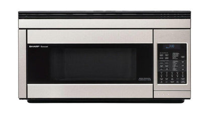 SHARP 1.1 cu. ft. 850W Sharp Stainless Steel Over-the-Range Convection Microwave Oven - R1874TY-KT