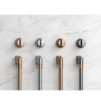 Café Front Control Induction Knobs and Handles - Brushed Stainless - CXFCHHKPMSS-KT