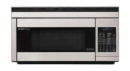 SHARP 1.1 cu. ft. 850W Sharp Stainless Steel Over-the-Range Convection Microwave Oven - R1874TY-KT