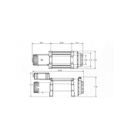Tiger Shark 18000SR Winch - Synthetic - 1518001