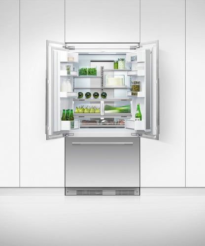 FISHER & PAYKEL RS32A72U1 Integrated French Door Refrigerator Freezer, 32", Ice & Water -  RS32A72U1