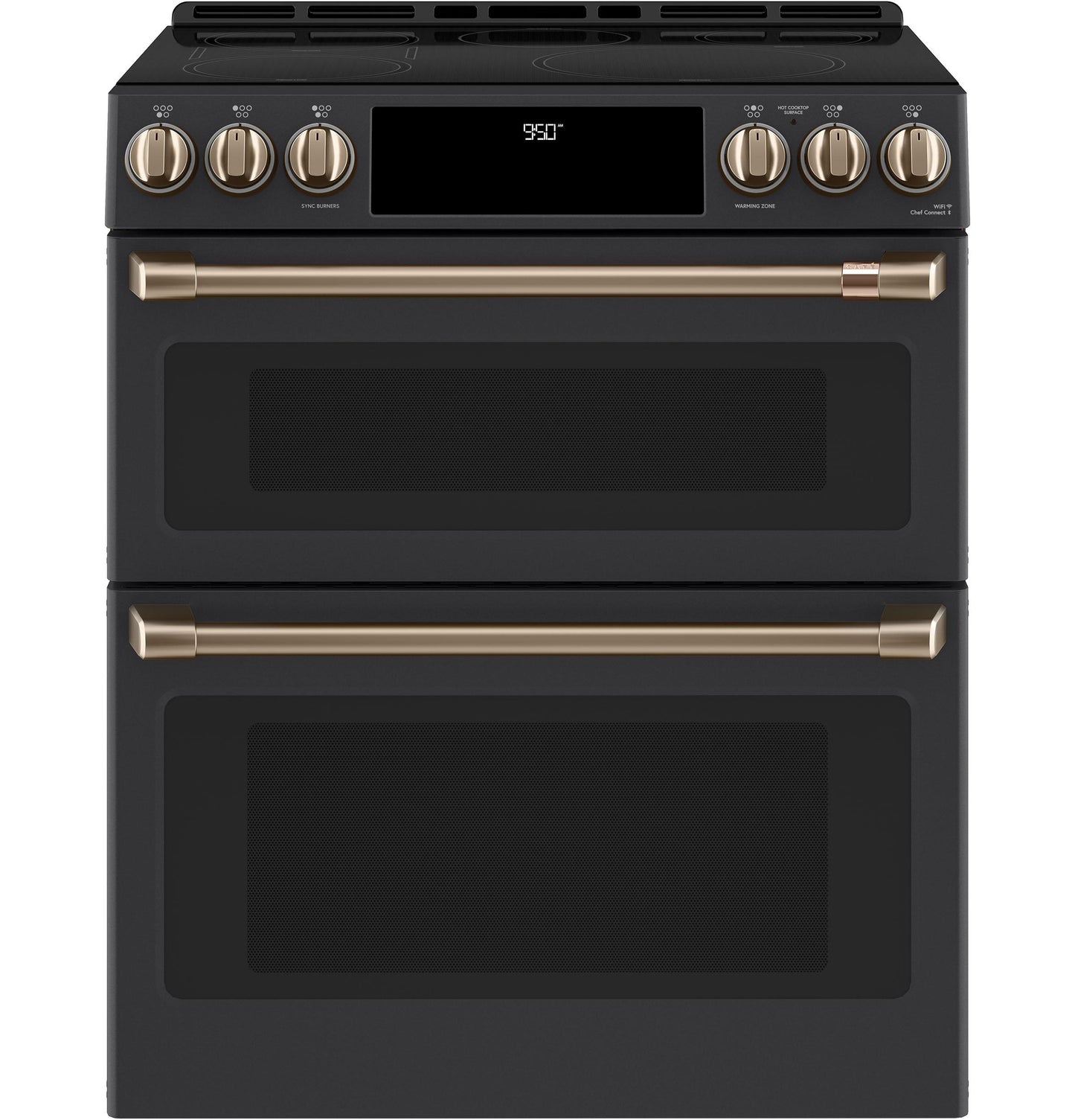 Café Front Control Induction Knobs and Handles - Brushed Bronze - CXFCHHKPMBZ-KT