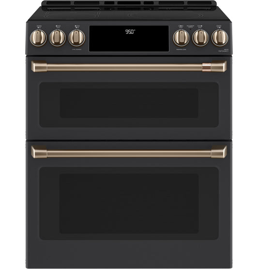 Café Front Control Induction Knobs and Handles - Brushed Bronze - CXFCHHKPMBZ-KT