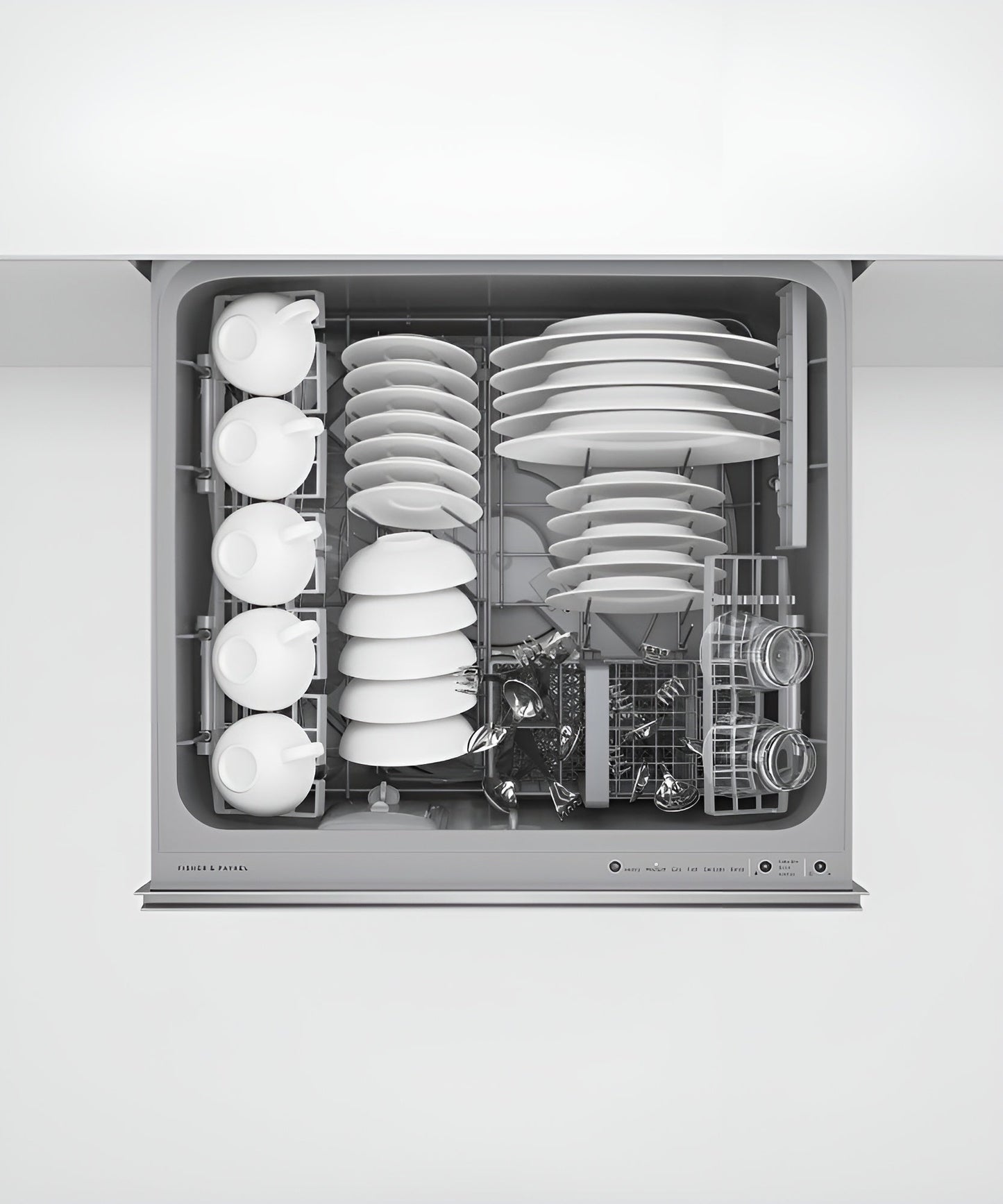 FISHER & PAYKEL DD24DT4NX9 Built-under Double DishDrawer Dishwasher, Tall, Sanitize - DD24DT4NX9-KT