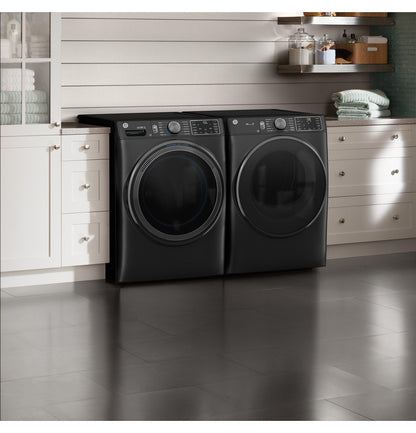GE APPLIANCES GFD65GSPVDS GE(R) 7.8 cu. ft. Capacity Smart Front Load Gas Dryer with Steam and Sanitize Cycle - GFD65GSPVDS-KT