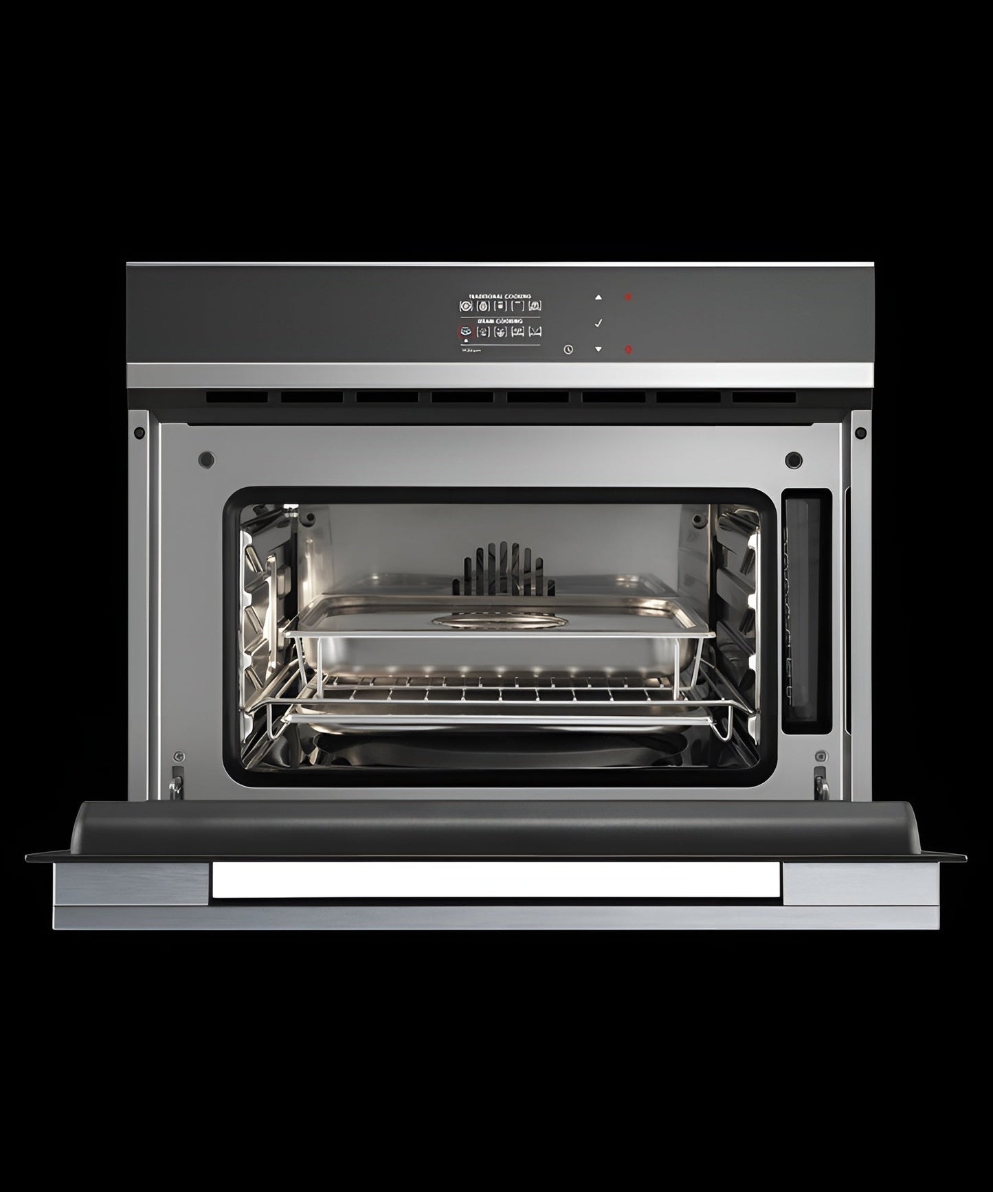 FISHER & PAYKEL OS24NDB1 Combination Steam Oven, 24", 9 Function - OS24NDB1-KT