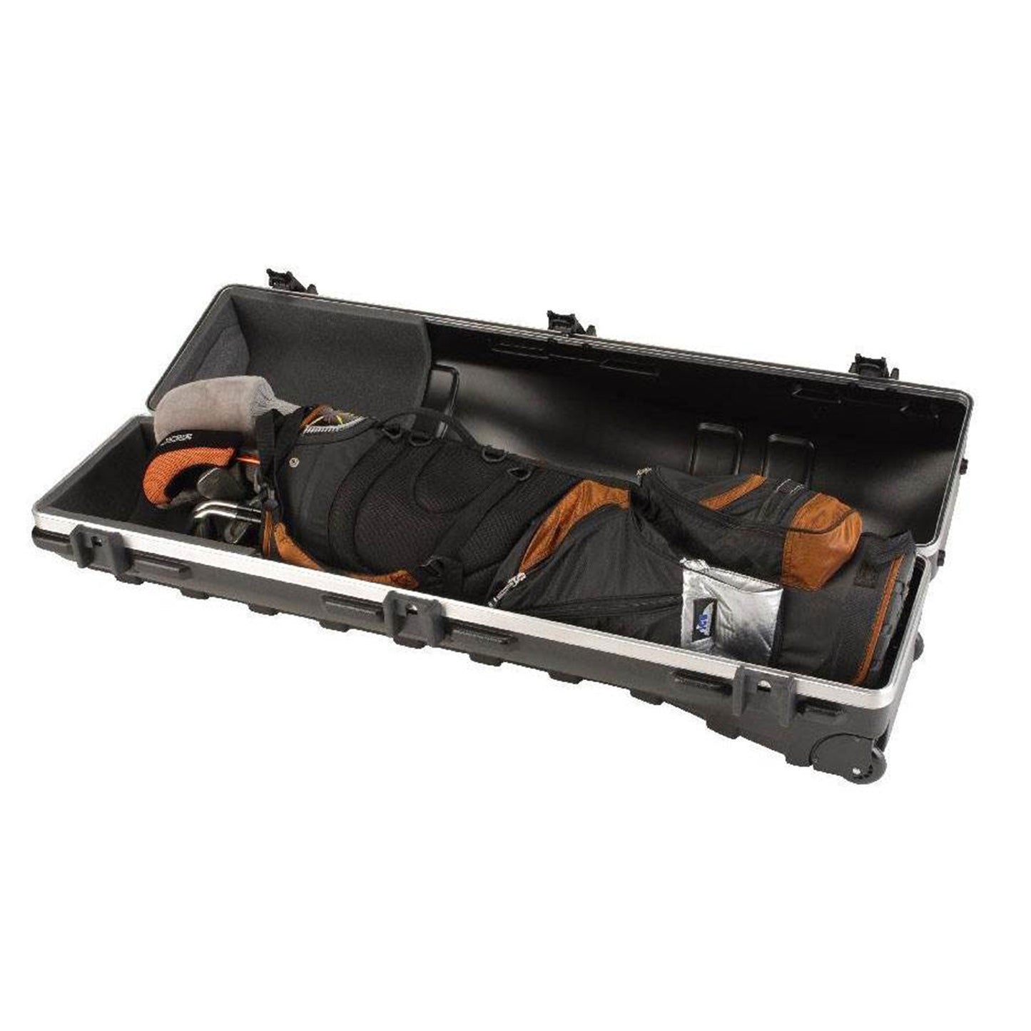 SKB Cases ATA Deluxe Standard Hard Plastic Storage Wheeled Golf Bag Travel Case  - 93190