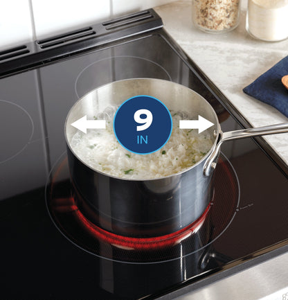 GE APPLIANCES GRS600AVFS GE(R) 30" Slide-In Electric Convection Range with No Preheat Air Fry and EasyWash(TM) Oven Tray - GRS600AVFS-KT