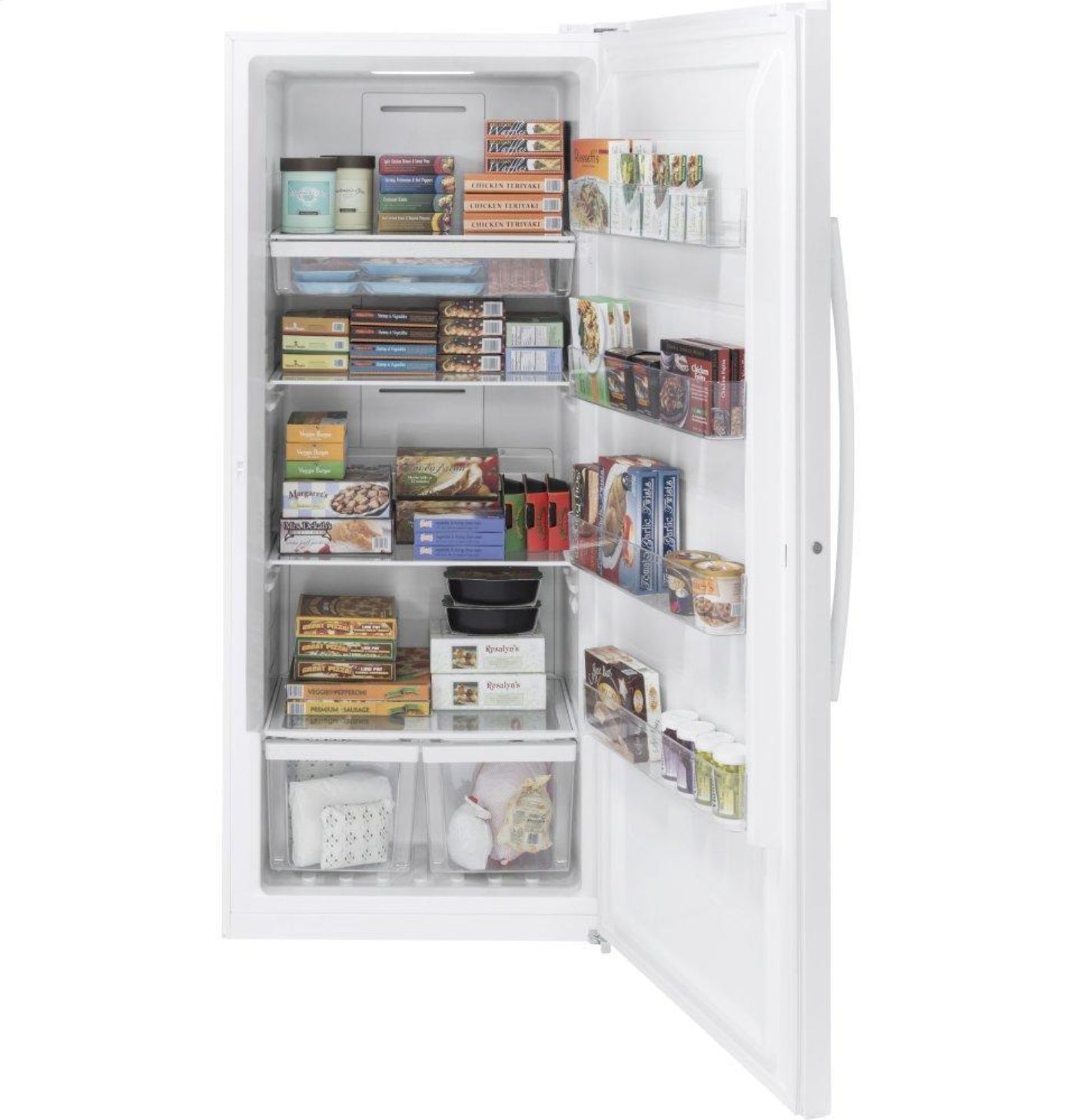 GE APPLIANCES FUF21DLRWW GE 21.3 Cu. Ft. Frost-Free Upright Freezer - FUF21DLRWW-KT