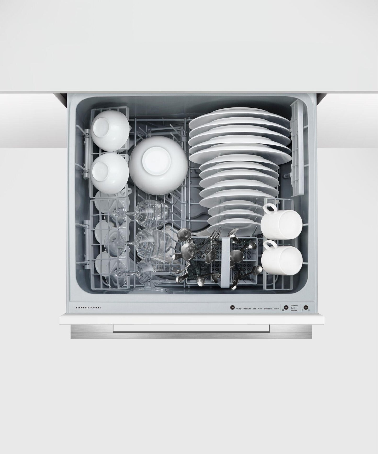 Fisher & Paykel DD24SI9N 24" Fully Integrated Single DishDrawer, 7 Place Settings, 9 Wash Programs, 44 dBa, ADA Compliant