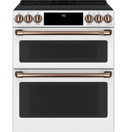 Café Front Control Induction Knobs and Handles - Brushed Copper - CXFCHHKPMCU-KT