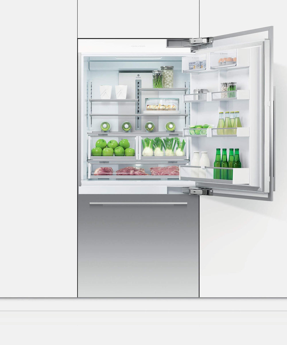 FISHER & PAYKEL RS36W80LJ1N Integrated Refrigerator Freezer, 36", Ice -  RS36W80LJ1N
